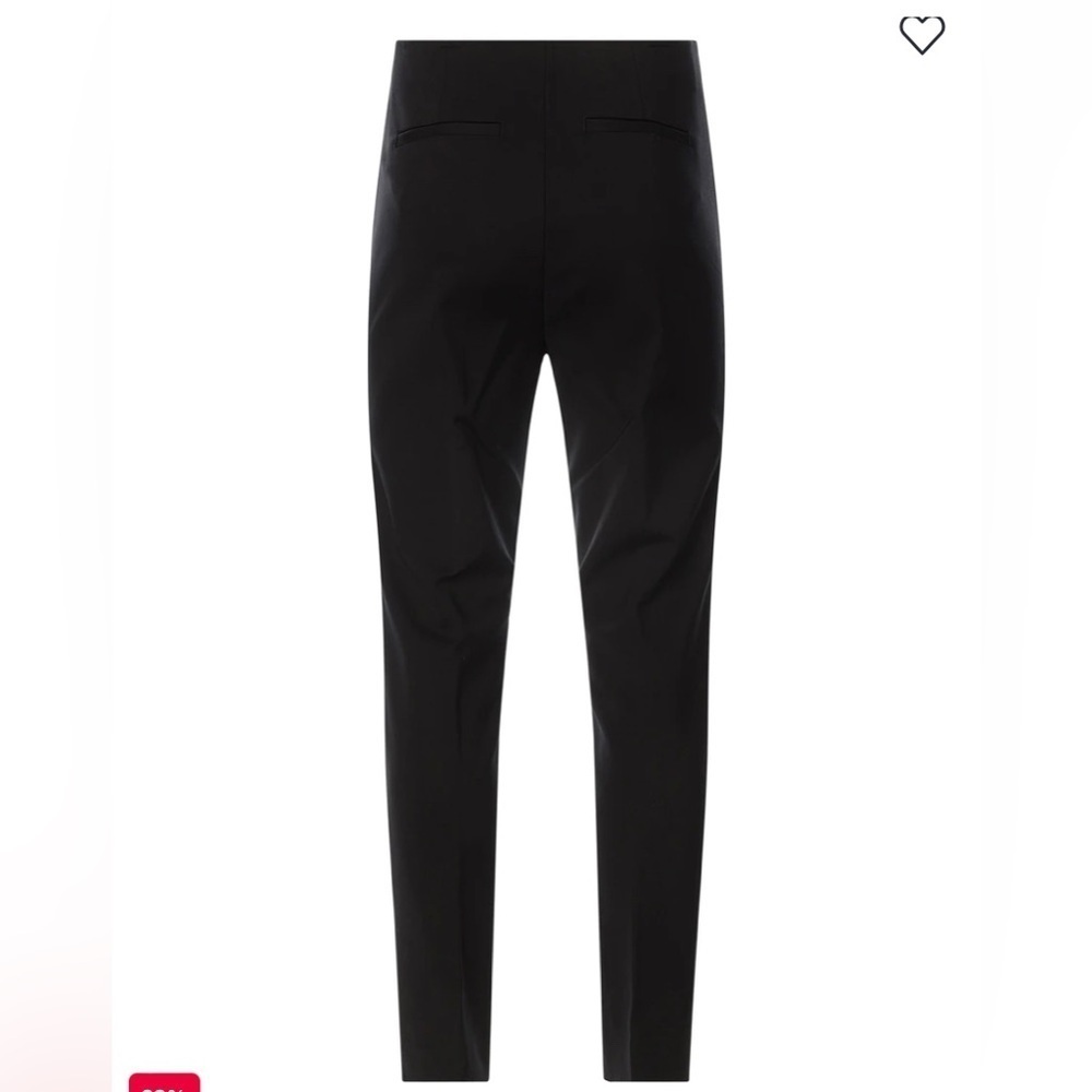 INWEAR Treggings Slim Stretch Business casual Elastic Waistband Black Pants sz 6